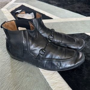 Gucci men’s horsebit dress boot